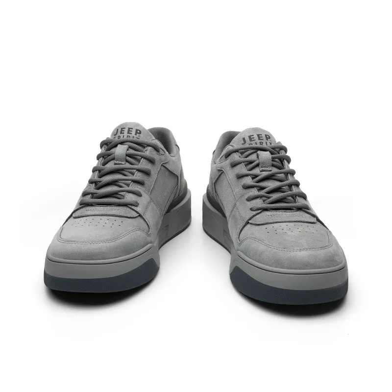 JEEP SPIRIT Skateboard Shoes Men Low Top Climbing Gray-3