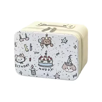 JINGEYU Large Capacity Advanced Portable Travel Skincare Beauty Storage Box