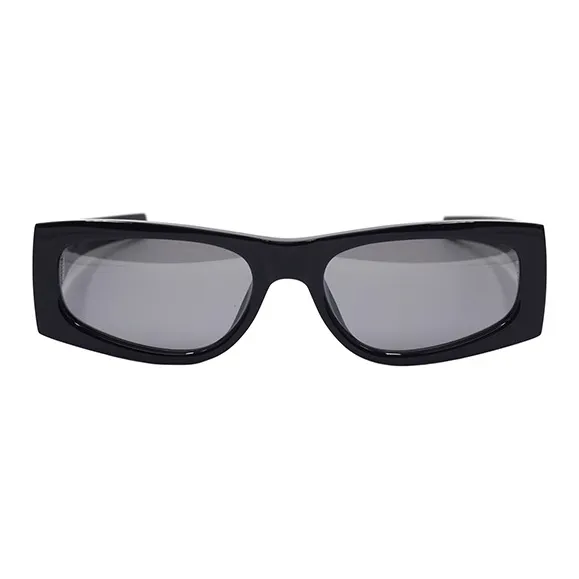 SAINT LAURENT Logo Rectangle framed Sunglasses-1