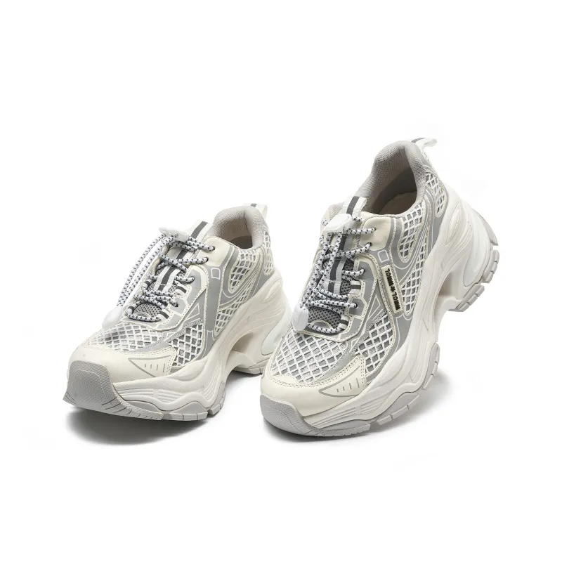 LEECAT STUDIO Cushioning Anti-Slip And Wear-Resistant Low-Top Chunky Sneakers Women's-3