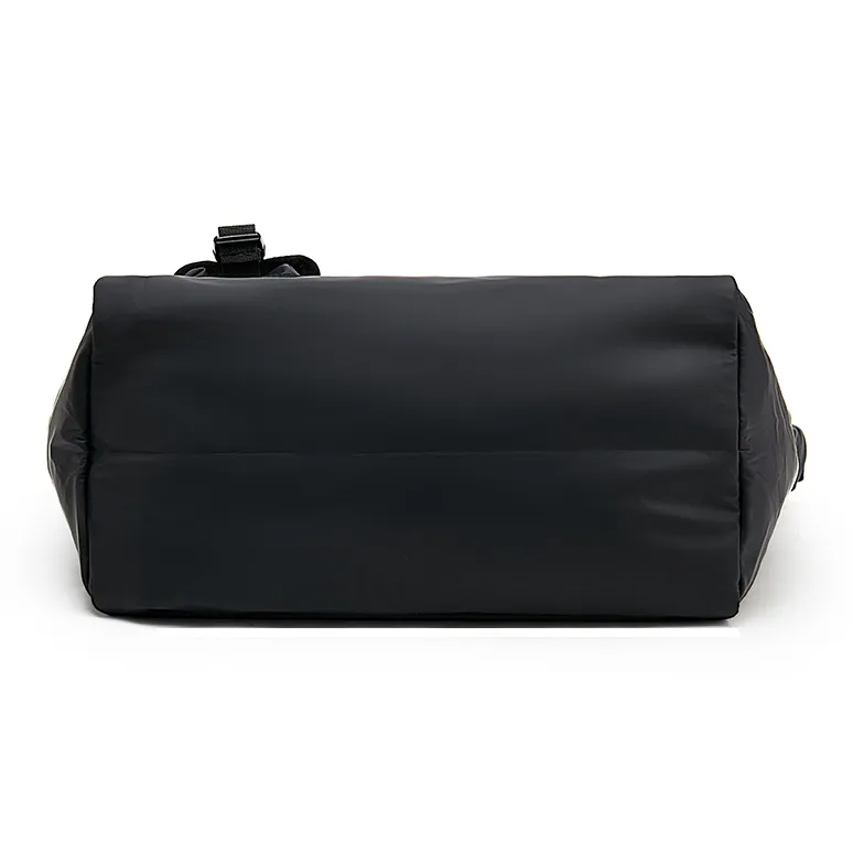 Old Man's Head Fabric Shoulder Bag Men's Black-4