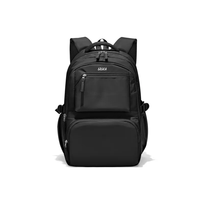 Sisea Fabric Backpack And Laptop Bag Regular Unisex Black/Mint Green-7