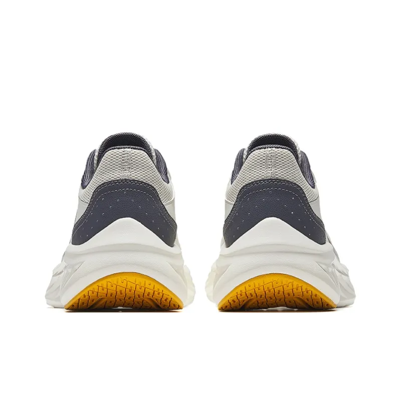 Anta Slip-Resistant Breathable Lightweight Low-Top Casual Running Shoes Men's Gray-3