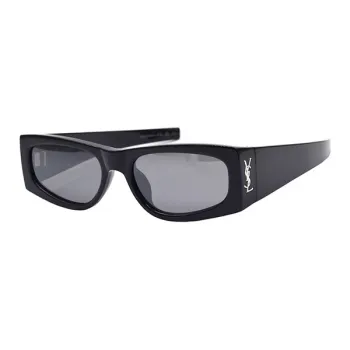 SAINT LAURENT Logo Rectangle framed Sunglasses