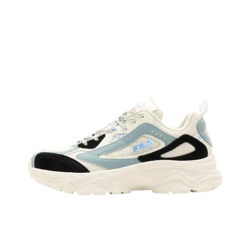 DAYTONIC X LIYUU x FILA Daytonic Abrasion Resistant Low Top Training Shoes Women's Beige Blue-0