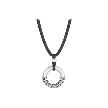 Inker Good Stone 999 Fine Silver Necklaces Unisex