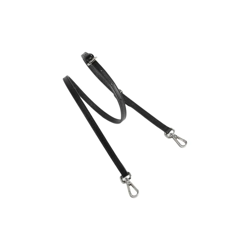 Luxury Care Artisan Workshop Cow Leather Bag Straps Unisex Black-3