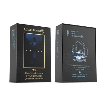 WohStudios Tarot Collection Oracle Cards Quareia Star Diamond Kirby Collection Gold Foil Board Games