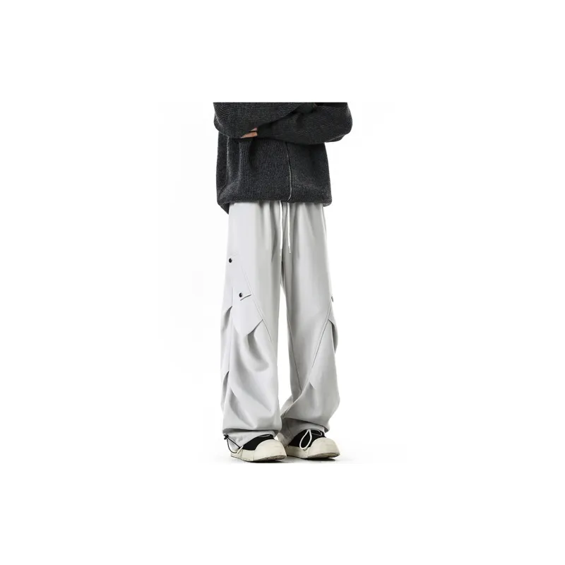 BEAR UNION Casual Pants Unisex Ecru-3