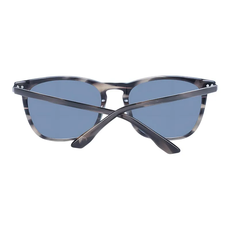 BMW Plastic Square Sunglasses Men's Gray-2