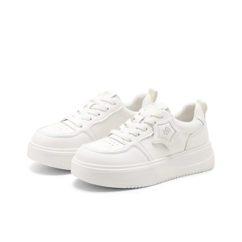 ST&SAT Slip Resistant, Waterproof, Lightweight, Height Increasing Low Top Skateboard Shoes Women's-2