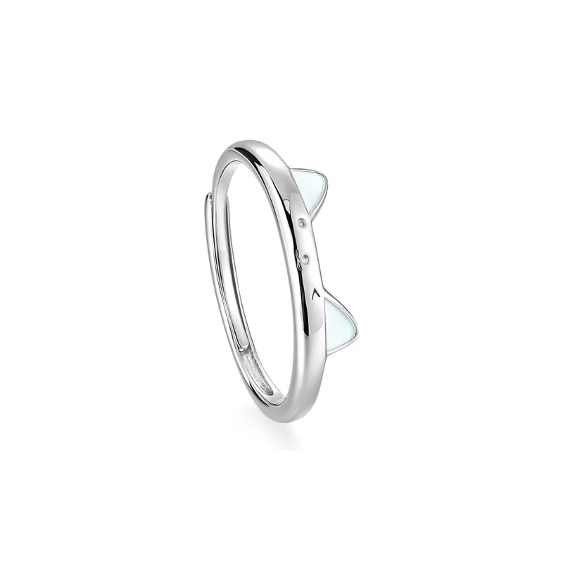 KADER 925 Sterling Silver Rings Unisex Silver Snake Year Gift-2