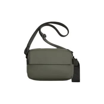 ZARA Polyurethane Crossbody Bag Small Size Men's Khaki Green