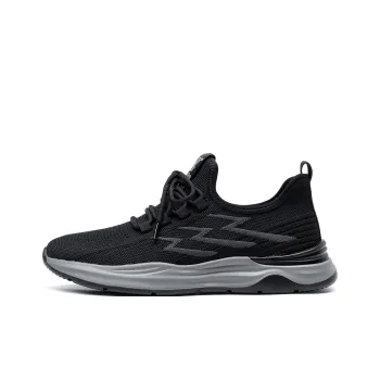 Spider King Anti Slip Wear Resistant Low Top Running Shoes Men's Black