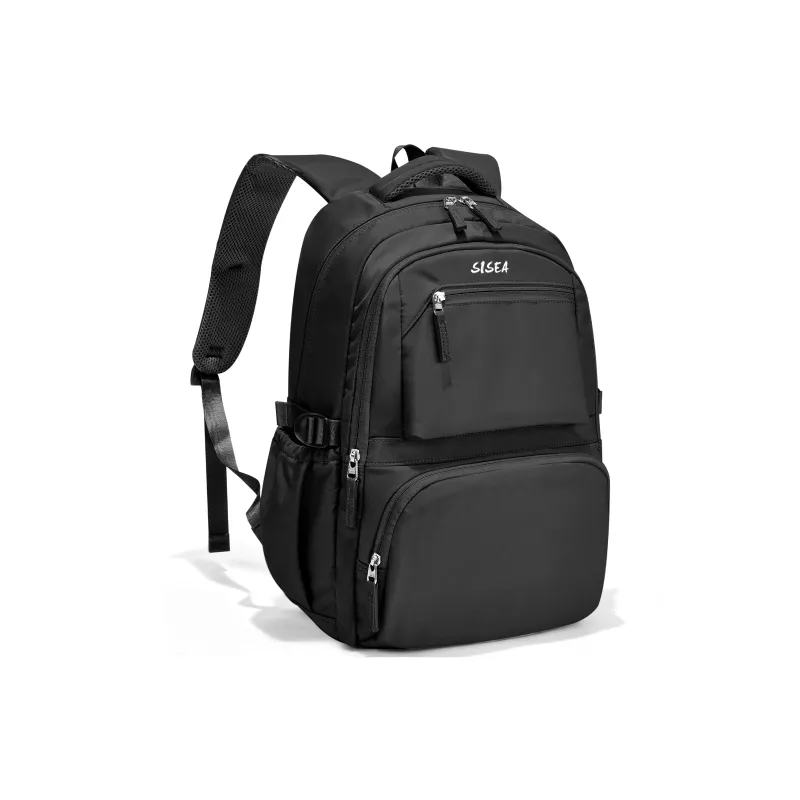Sisea Fabric Backpack And Laptop Bag Regular Unisex Black/Mint Green-6