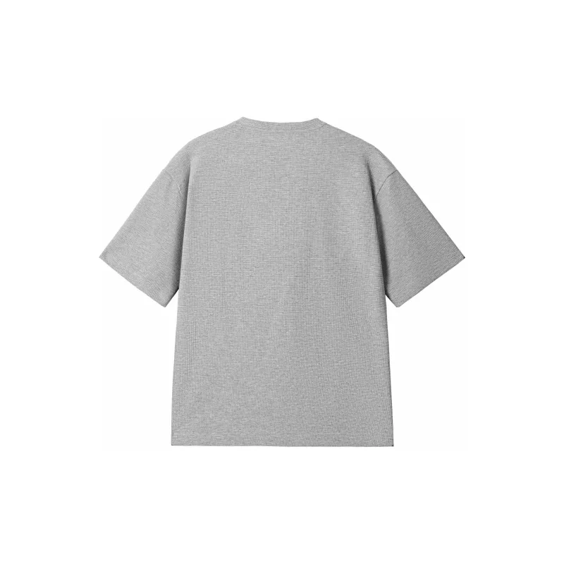 PAINT STAIN Versatile Basic T Shirt Unisex Classic Black-12