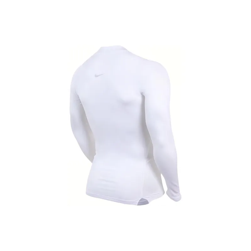 Nike Pro Mock LS T-Shirt Men's White-1