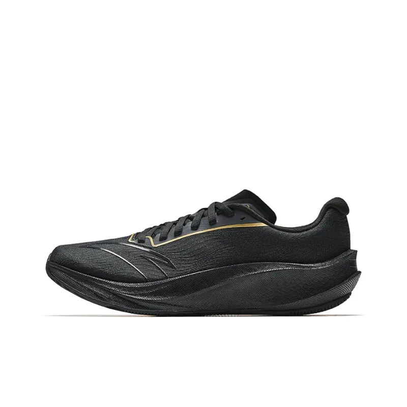 Anta Cushioning Rebound Breathable Low Top Nitrogen Technology Training Running Shoes Men's Black-0