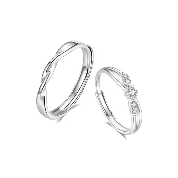FOREVER MELODY 999 Fine Silver Rings Unisex
