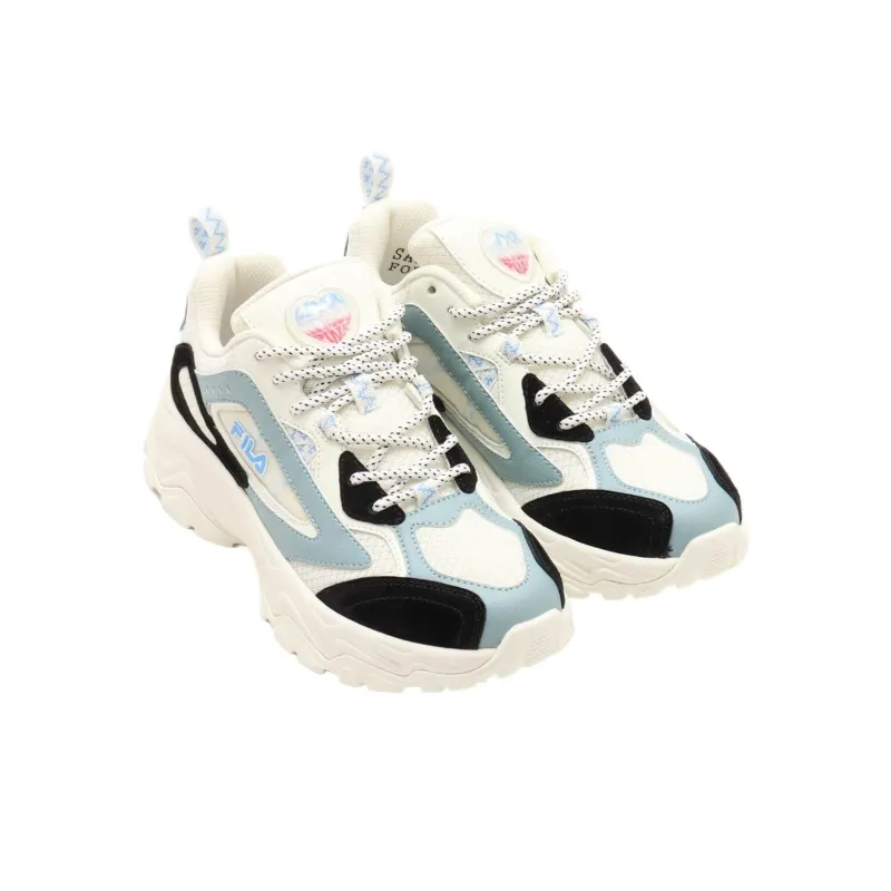 DAYTONIC X LIYUU x FILA Daytonic Abrasion Resistant Low Top Training Shoes Women's Beige Blue-2