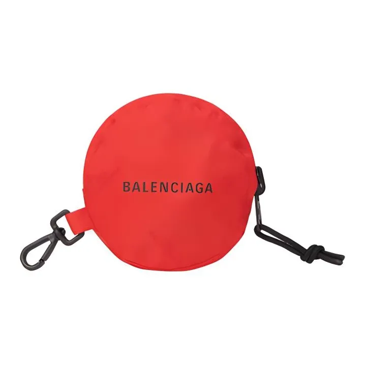 Balenciaga Recycled Nylon Tote Bag Shopping Bag Handbag Women's Red-2