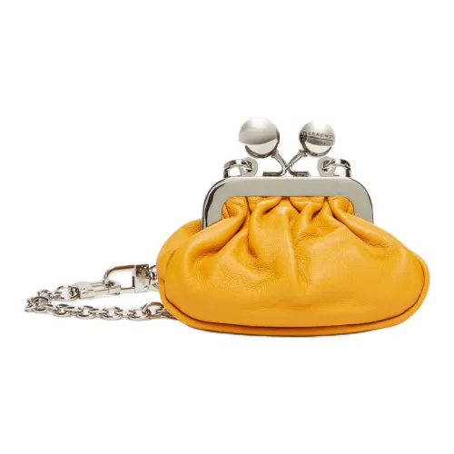 WEEKEND MaxMara Sheepskin Handbag Nano Women's Gold
