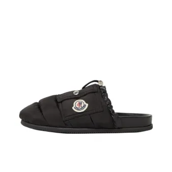 Moncler Logo Patch Padded Slippers Women's