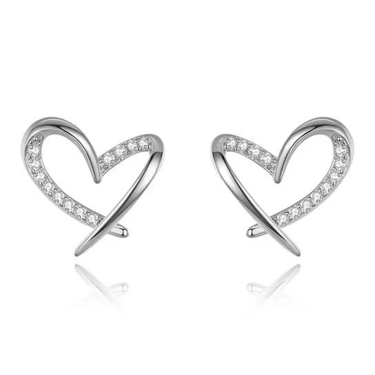 PRP S925 Silver Stud Earrings Women's-0