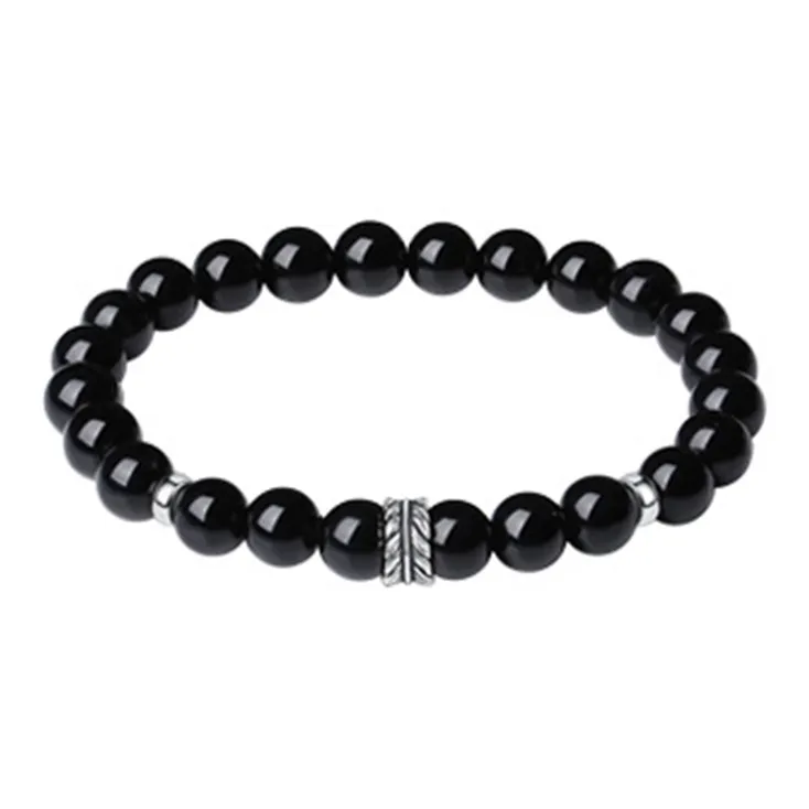 Strange Snow Obsidian Jade Bracelets Unisex-4
