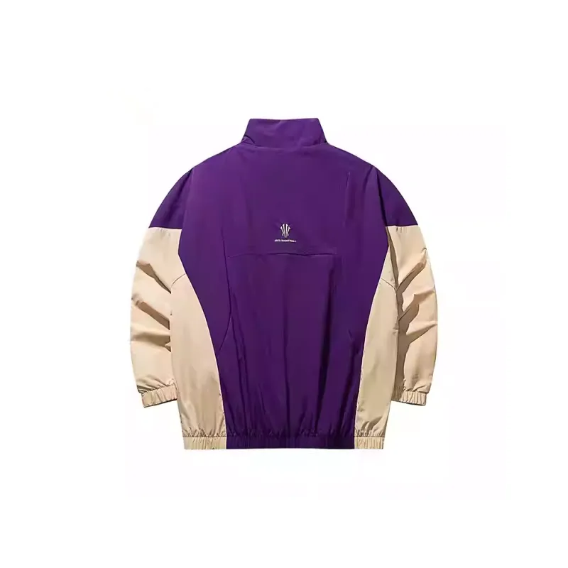 Anta Basketball Collection Jackets Coats Unisex Chestnut Khaki/Chinese Potato Purple-1