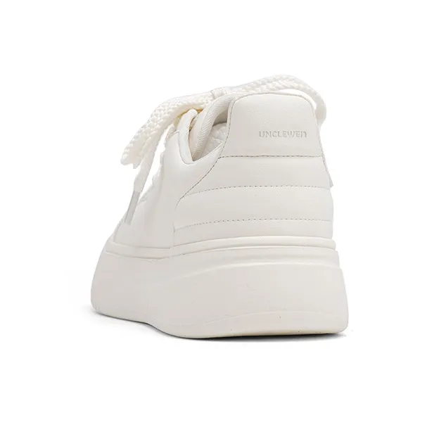 UNCLEWEN Cheese Milk Ball Slip-Resistant Lightweight Height Increasing Low-Top Skateboard Shoes Women's-2