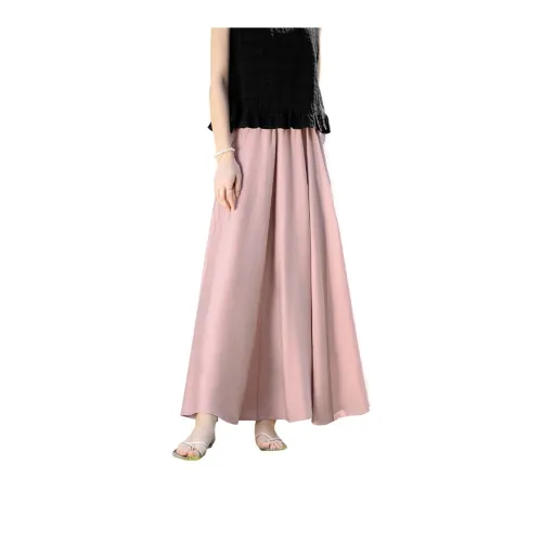 TOUCH Casual Long Skirts Women's Pink