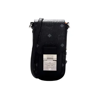 MCM Patricia Crossbody Visetos X Mini Black