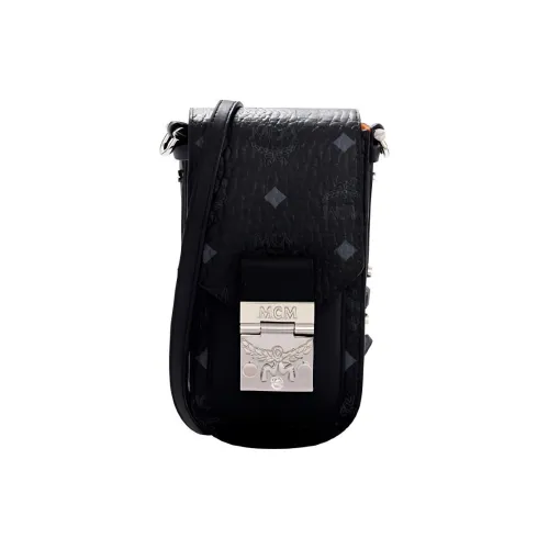 MCM Patricia Crossbody Visetos X Mini Black
