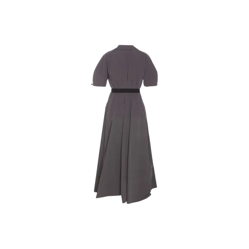 Elisabetta Franchi Circle Belted Waist Midi Dress-1