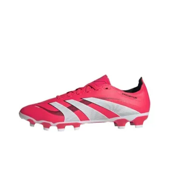 Adidas PREDATOR LEAGUE AG Short Rubber Studs HG Short Rubber Studs Anti Slip Wear Resistant Soccer Shoes Men's Red