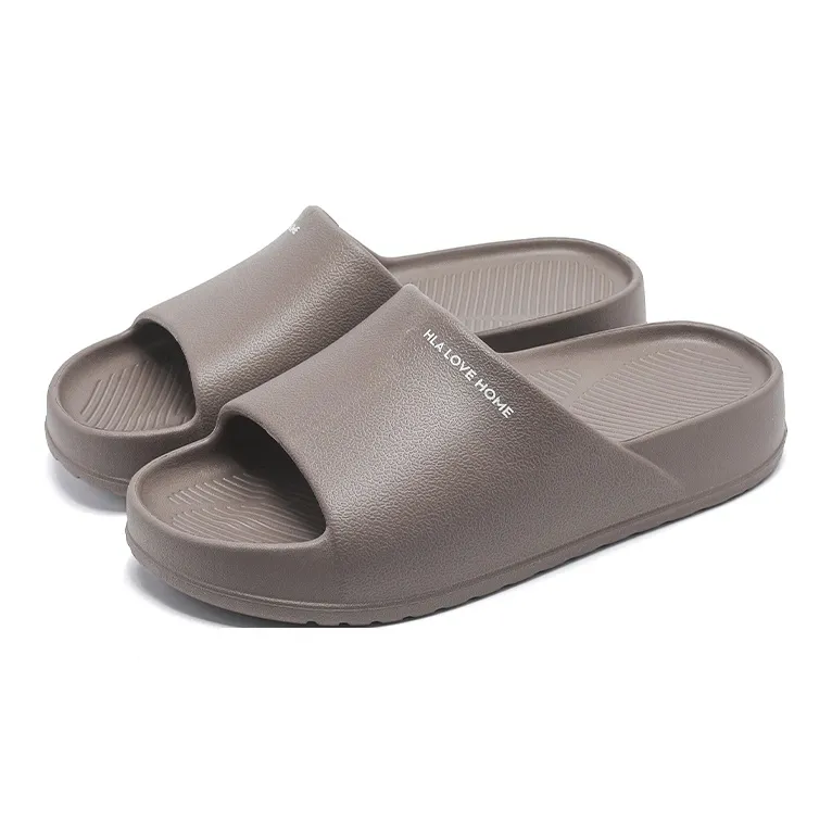 HLA Summer Platform Squashy And Bouncy Feeling Men's Sandals Bathroom Bathing Home Indoor Slippers Couple's Sandals-4