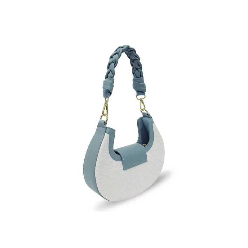 MACK JODAER Microfiber Synthetic Leather Crossbody Bag, Shoulder Bag Regular Women's Light Blue-3