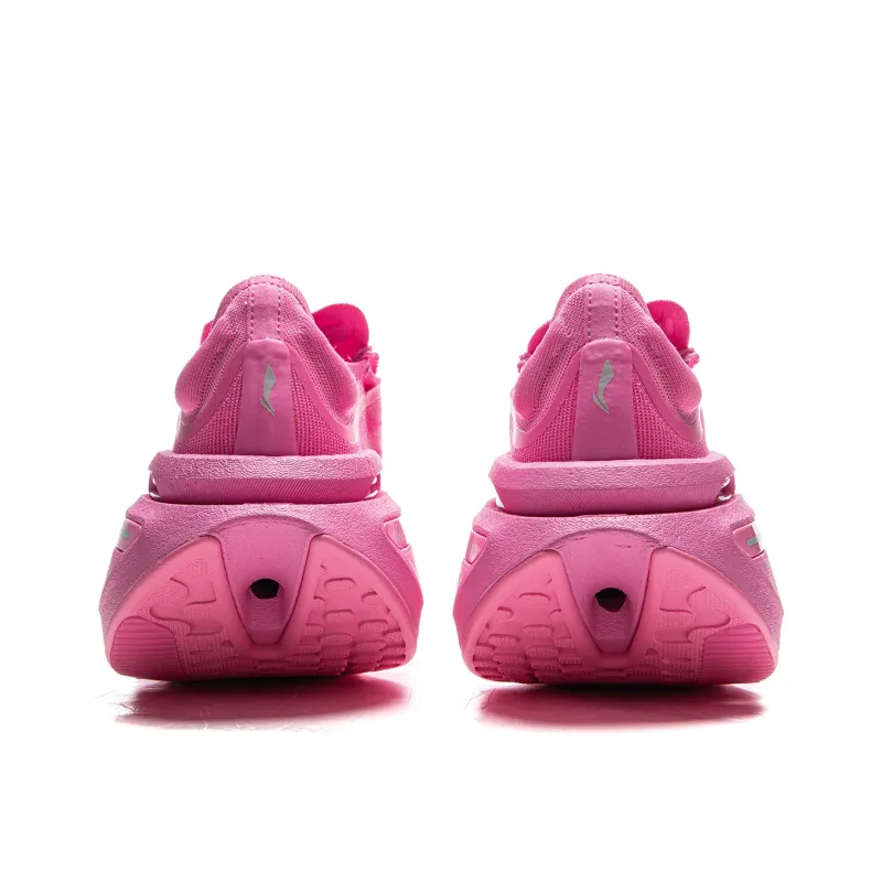 LiNing Shadow 3.0 Cushioned Wear Resistant Breathable Rebound Low Top Running Shoes Unisex Fluorescent Numbers Pink-5