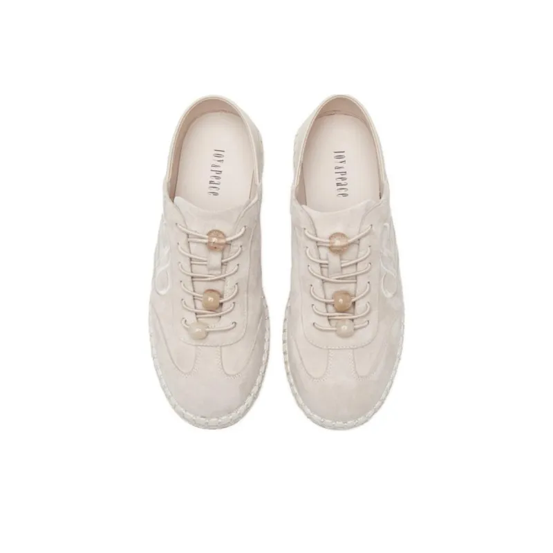 Joypeace Gold Foil Album Abrasion Resistant Low Top Casual Shoes Women's-3