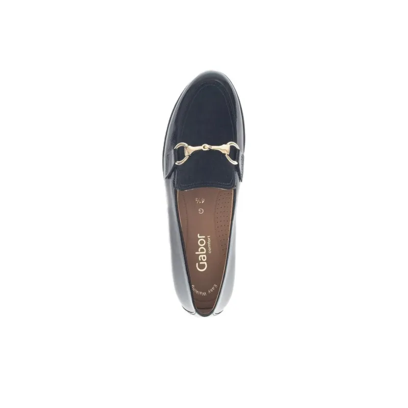 Gabor Comfort Loafers 2.5cm Women's Black-3