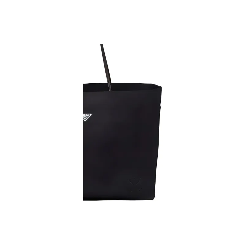 PRADA Recycled Nylon Tote Bag Shopping Bag Handbag Shoulder Bag Large Size Unisex Black-2