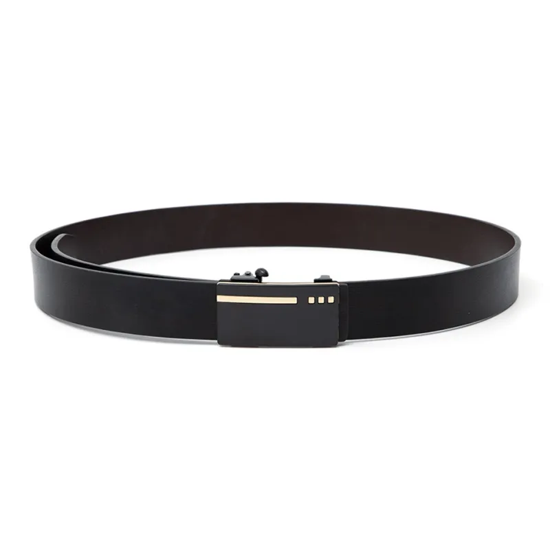 BAIJUAN Cow Leather Belts Men's 3.5cm-2