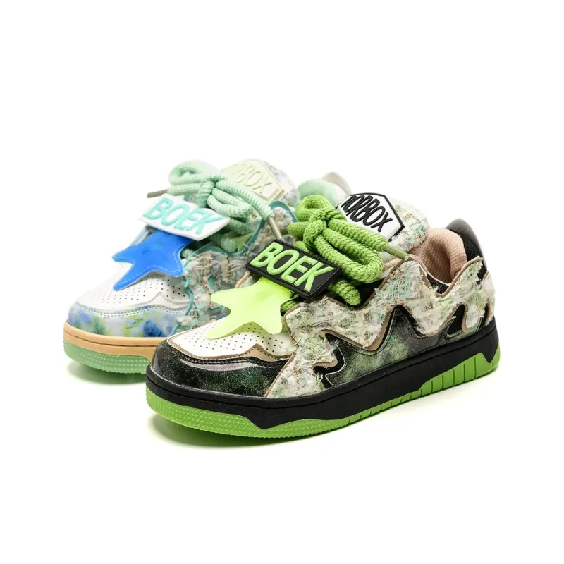 XPQ Coverage Anti-Slip And Wear-Resistant Low-Top Skateboard Shoes Unisex-19