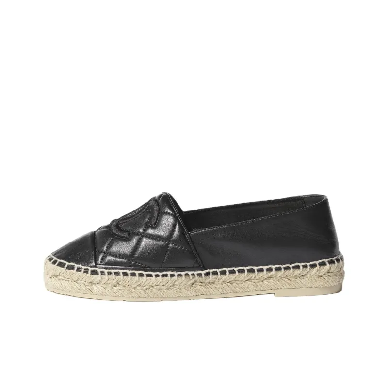 CHANEL Espadrilles Women's Black-0