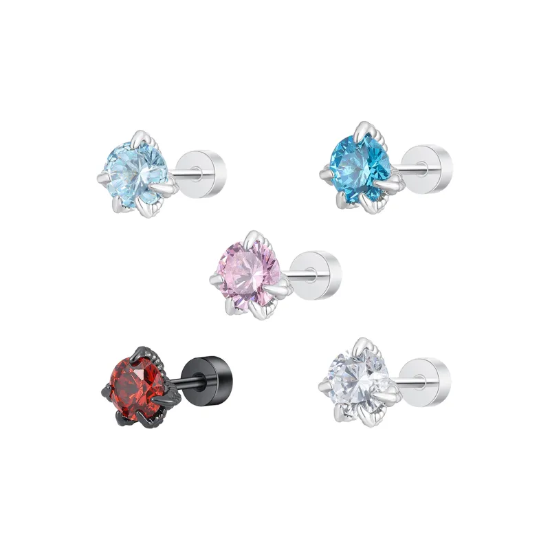 MISS XIA JWY Titanium Steel Stud Earrings Unisex-55