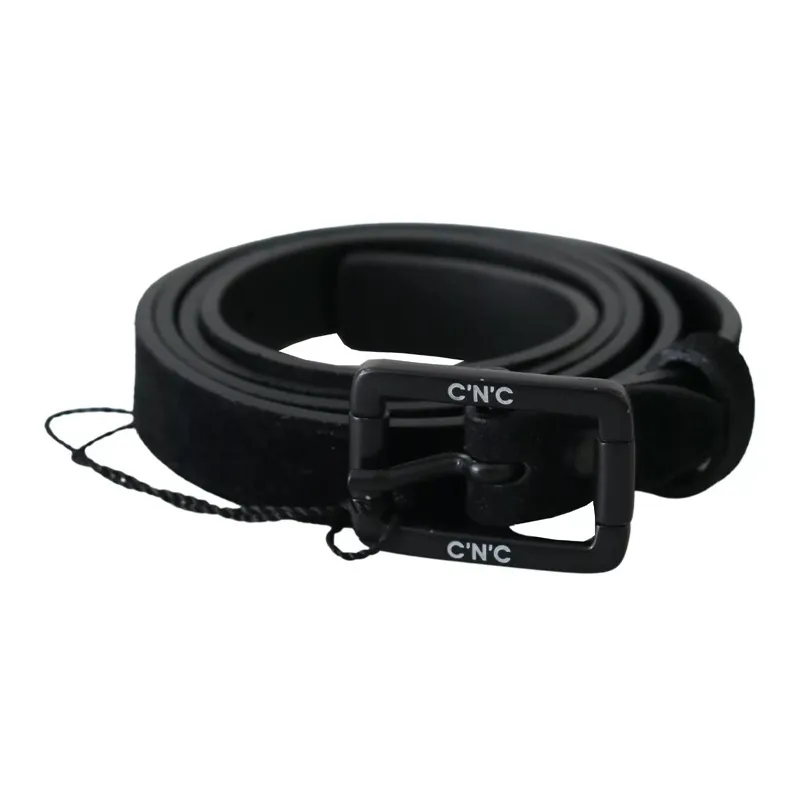 COSTUME NATIONAL Leather Leather Belts Women's Black Width: 2CM-1