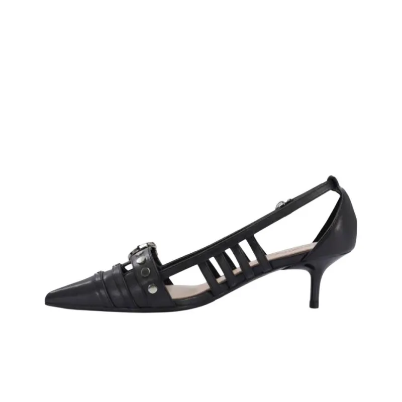 PINKO Slim Heel High Heels Women's Black-0