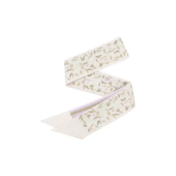 Eucalyptus Ornamentation Silk Scarves Women's