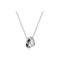 MARVEL/Marvel, Double Ring Silver Necklace 50cm
